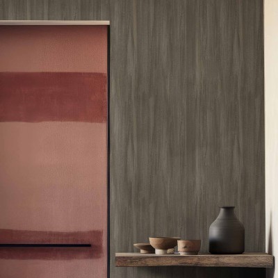 Paper pintat LLIS VINILIC LINIES CORALL BEIGE I DAURAT 27544 2