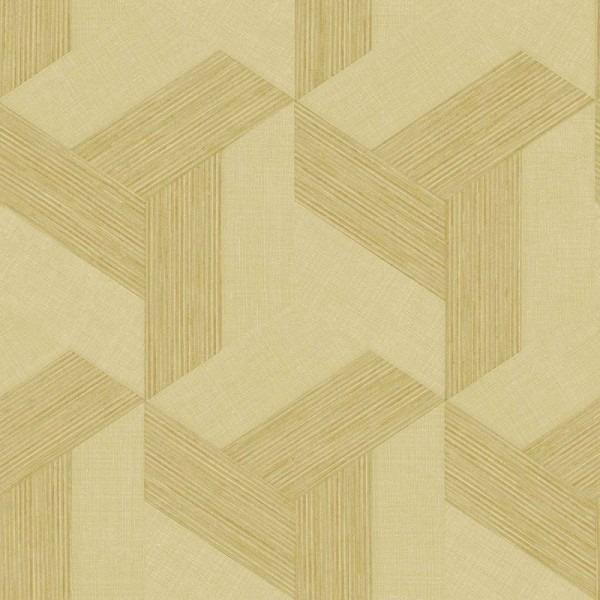 Papel de parede CUBOS 3D BEGE ESCURO 27503