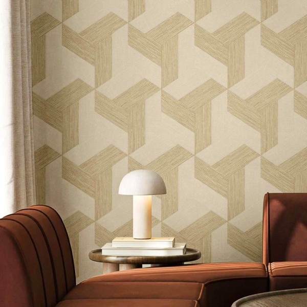 Paper pintat CUBS 3D BEIGE NATURAL 27502