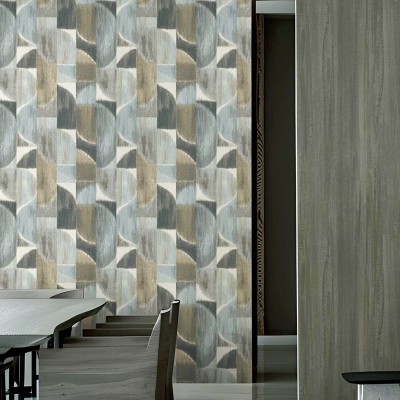 Papel de parede ARTE MODERNA AZUL E DOURADO 27526 Papel de parede ARTE MODERNA AZUL E DOURADO 27526