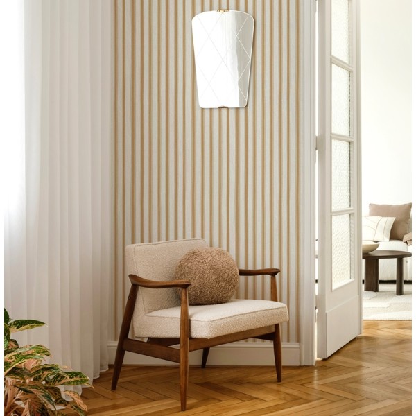 Paper pintat RATLLES IRREGULARS VINÍLIQUES BEIGE I OCRE 30136