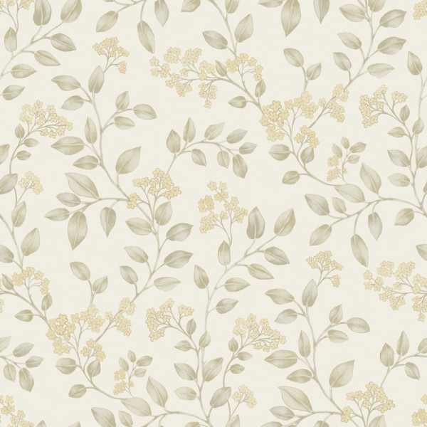 Papel pintado HOJAS ROMÁNTICAS BEIGE AL_14636166