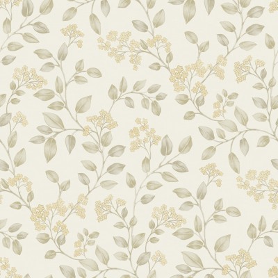 Papel de parede FOLHAS ROMÂNTICAS BEGE AL_14636166