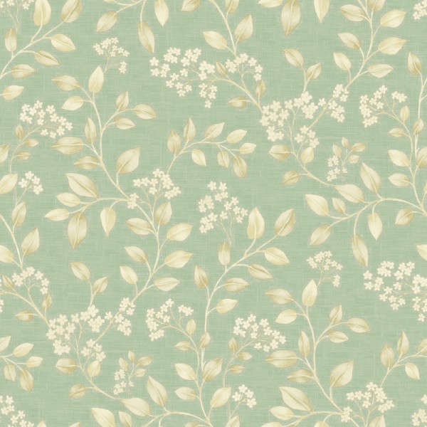 Paper pintat FULLES ROMÀNTIQUES BEIGE I VERD AL_14636167