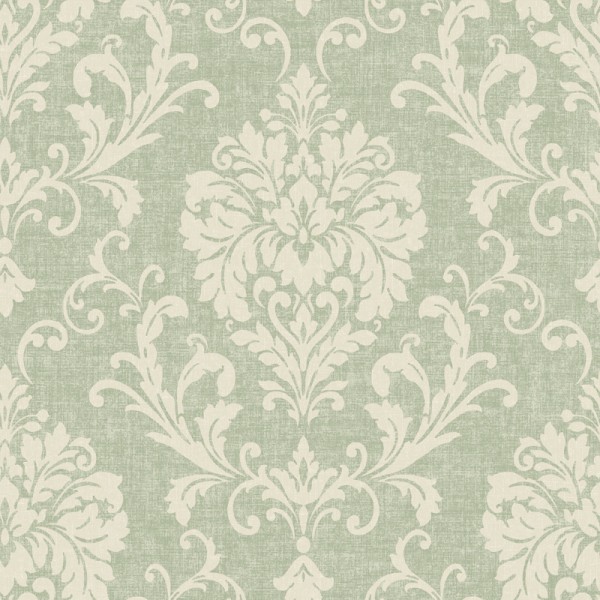 Papel de parede DAMASCO TRADICIONAL VERDE AL_14636194