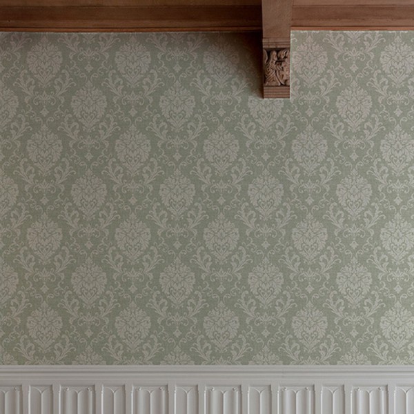 Paper pintat DAMASC TRADICIONAL VERD AL_14636194
