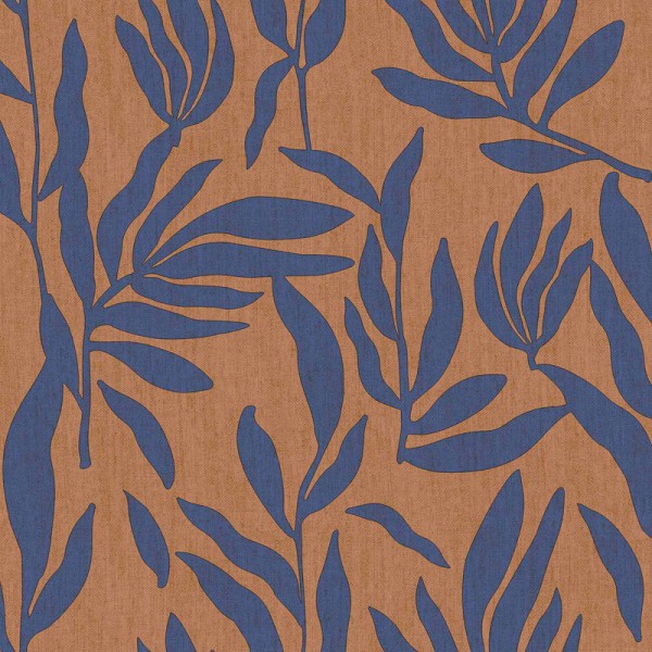 Paper pintat FULLES NATURALS BLAU I MARRÓ 30144
