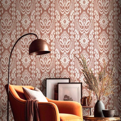 Papel de parede TRIBAL TERRACOTA 39028 2