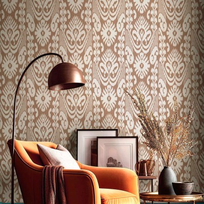 Papel de parede TRIBAL MARROM 39027 2