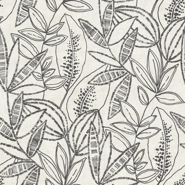 Paper pintat FULLES DIBUIXADES BLANC I NEGRE UT_16207451