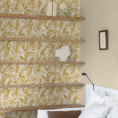 Papel de parede FOLHAS DOURADAS UT_16207452