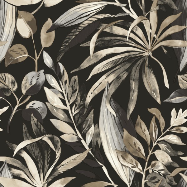 Paper pintat JUNGLA VIBRANT NEGRE UT_16207453