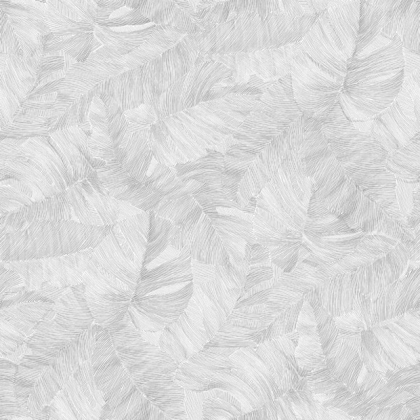 Paper pintat FULLES PALMA TEXTURADES GRIS PLATEJAT UT_16207459