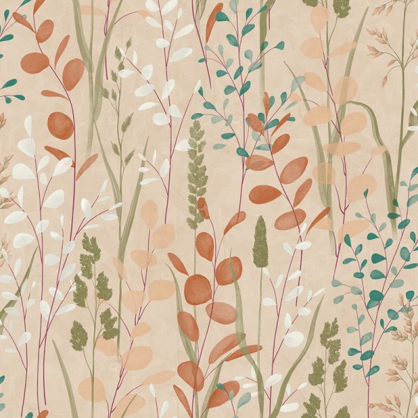 Papel pintado BOTÁNICO SILVESTRE TERRACOTA UT_16207469