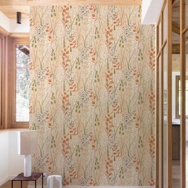 Papel de parede BOTÂNICO SELVAGEM TERRACOTA UT_16207469