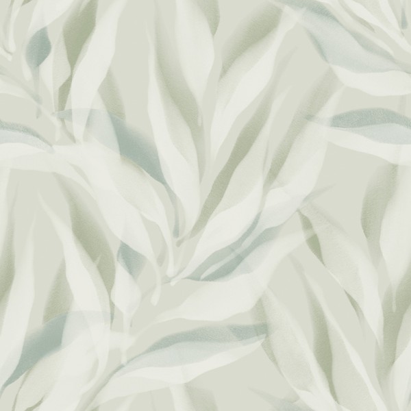 Papel de parede FOLHAS SUAVES VERDE ACINZENTO UT_16207464