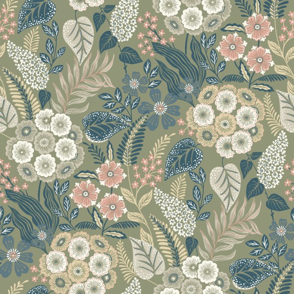 Paper pintat JARDÍ SECRET VERD UT_16207476