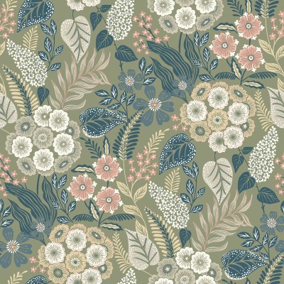 Papel pintado JARDÍN SECRETO VERDE UT_16207476