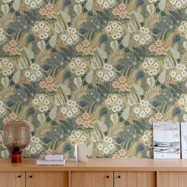 Papel pintado JARDÍN SECRETO VERDE UT_16207476