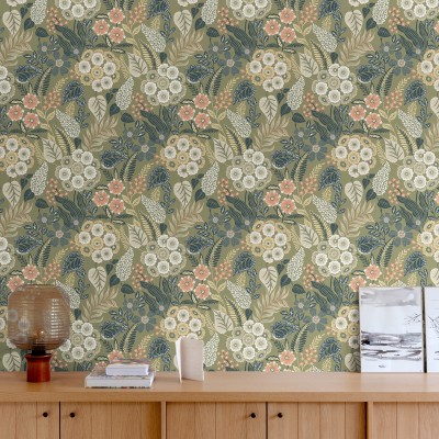 Papel pintado JARDÍN SECRETO VERDE UT_16207476