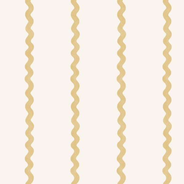 Papel de parede RISCAS ONDULADAS OCRE 13980