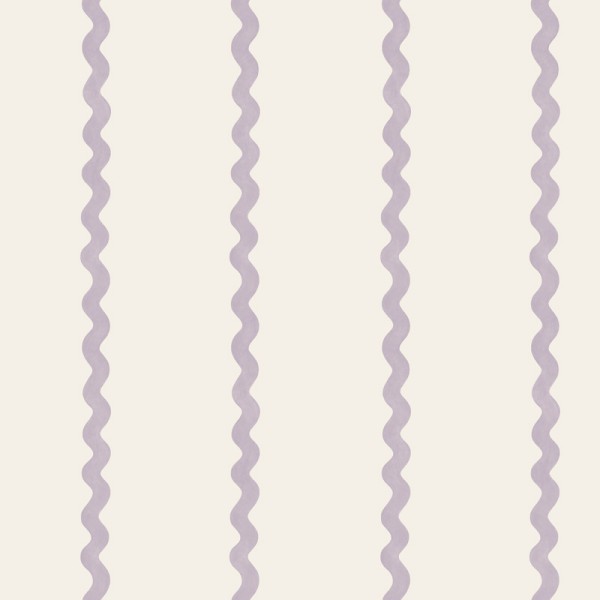 Papel pintado RAYAS ONDULADAS LILA 13981