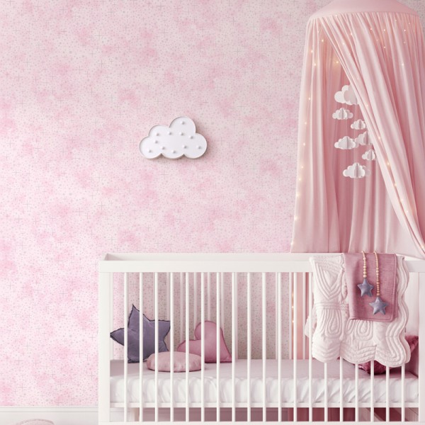 Paper pintat PUNTS GLITTER ROSA 91061