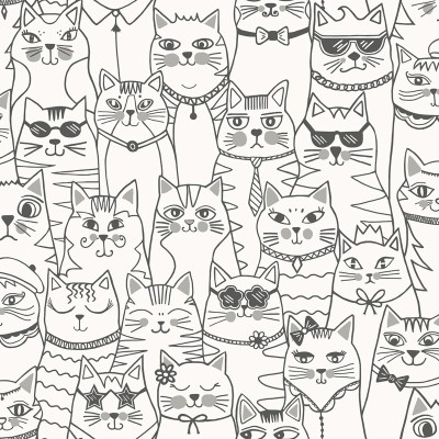 Paper pintat INFANTIL GATS PINTABLE 14070