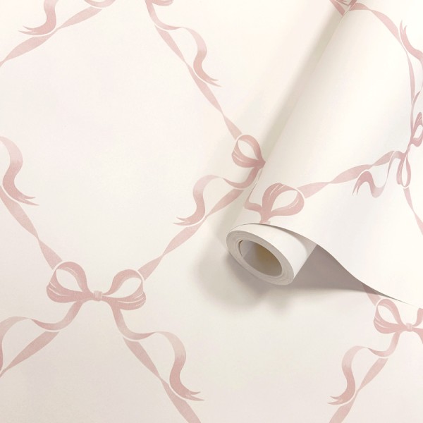 Papel de parede INFANTIL LAÇOS ROSA 14032