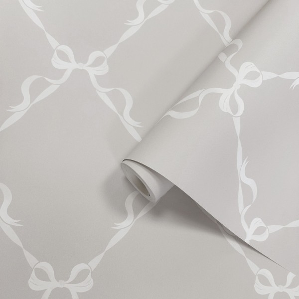 Papel pintado INFANTIL LAZOS GRIS 14031