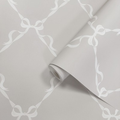 Papel pintado INFANTIL LAZOS GRIS 14031