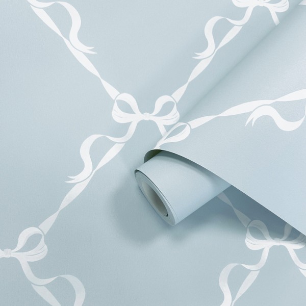 Papel de parede INFANTIL LAÇOS AZUL 14030