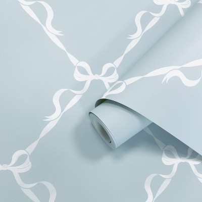 Papel pintado INFANTIL LAZOS AZUL 14030