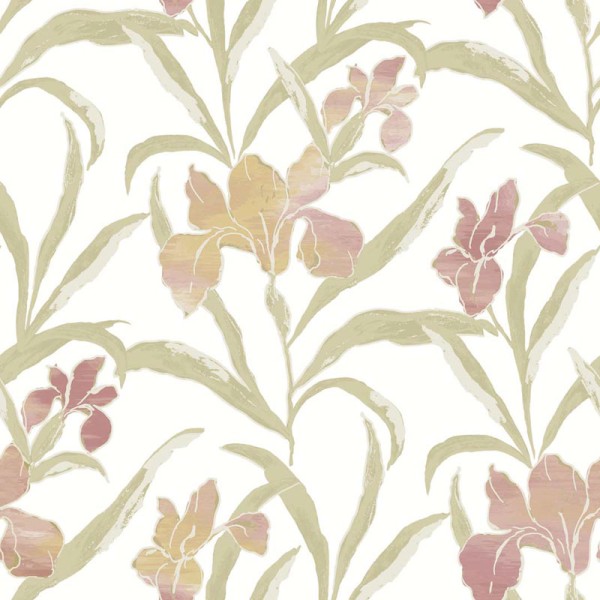 Papel pintado FLORES DE LIRIO ROSA 2021