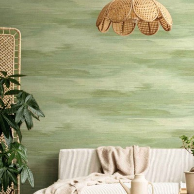 Papel pintado DEGRADADO HORIZONTAL VERDE Y BEIGE 2083 2