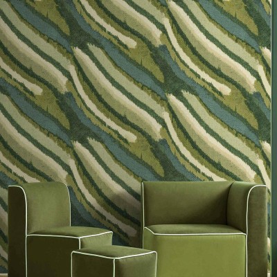 Papel pintado VETAS MINERALES VERDE 2027 2