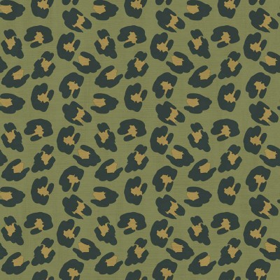 Papel pintado ESTAMPADO LEOPARDO VERDE 2047