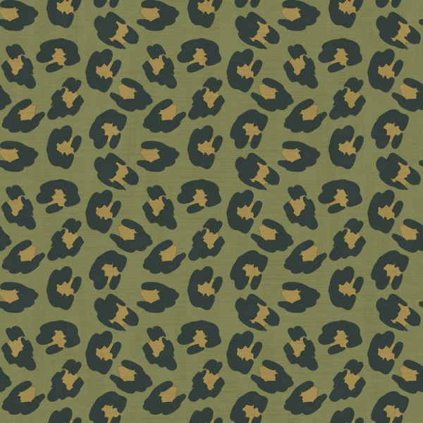 Papel de parede ESTAMPA LEOPARDO VERDE 2047