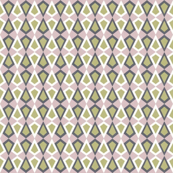 Paper pintat DIAMANT VINTAGE VERD I LAVANDA 2036