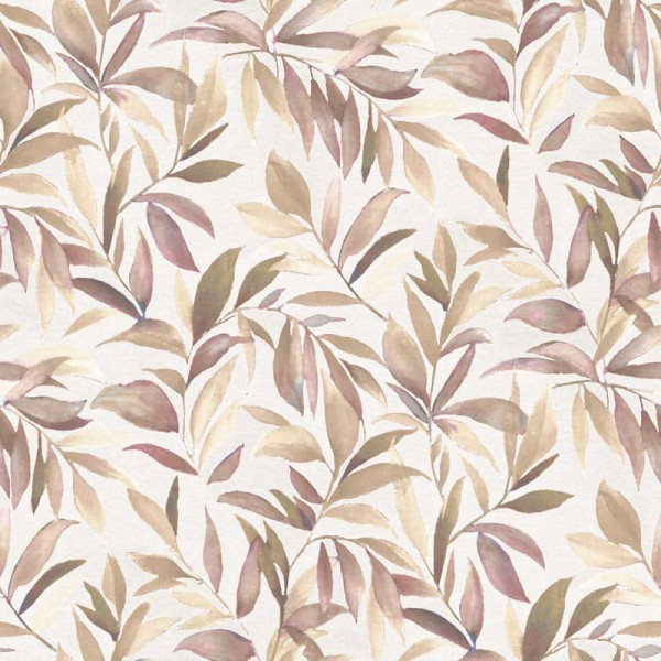 Papel pintado HOJAS DE OLIVO MARRÓN ROJIZO 2001