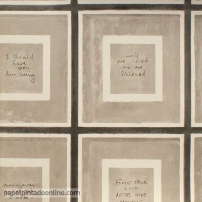 Papel pintado ENGINEER BIOGRAPHY BI02 GREY