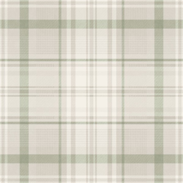 Papel de parede XADREZ ESCOCES VERDE 14181