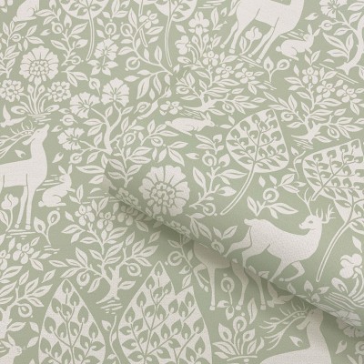 Papel pintado BOSQUE DE CIERVOS VERDE 14160