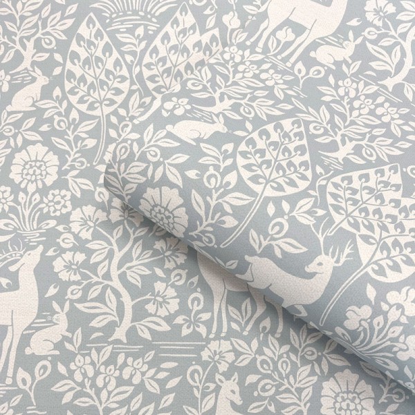 Papel pintado BOSQUE DE CIERVOS AZUL 14163