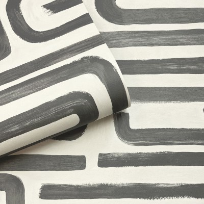 Papel pintado PINCELADAS ACUARELA CHARCOAL 14233