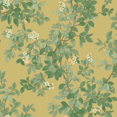 Papel de parede JARDIM DE LARANJEIRAS OCHRE 14241
