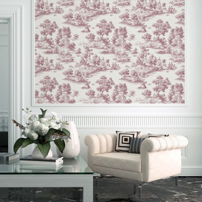 Papel de parede TOILE DE JOUY BORGONHA 3858-5