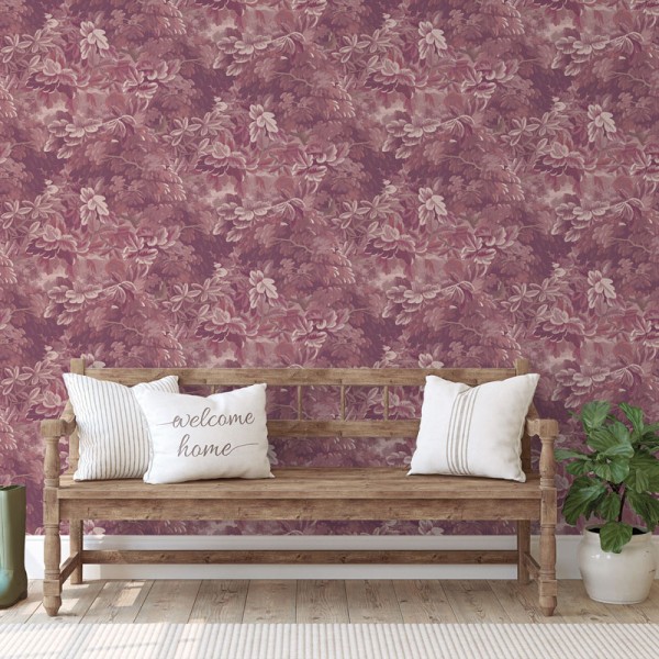 Papel de parede BOTÂNICO CLÁSSICO BORGONHA 3850-5