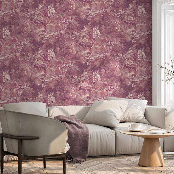 Papel de parede BOTÂNICO CLÁSSICO BORGONHA 3850-5