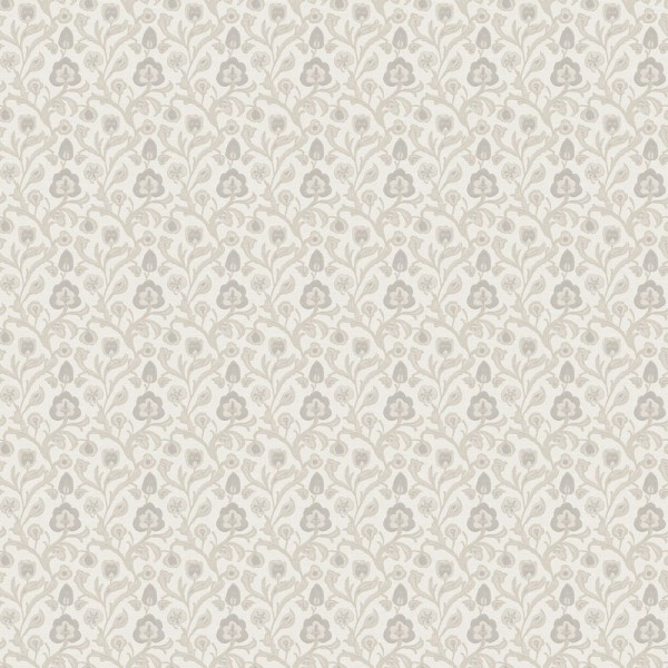 Papel de parede FLORAL CLÁSSICO BEGE E CINZA 3851-2